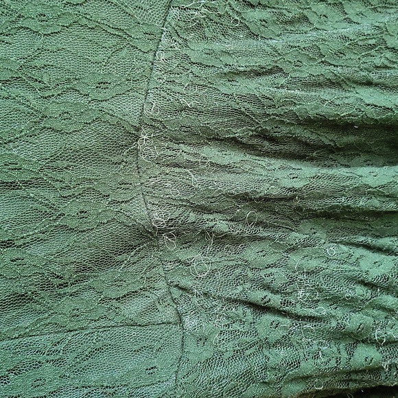 ✨️ Vintage love story green lace dress - Picture 7 of 13